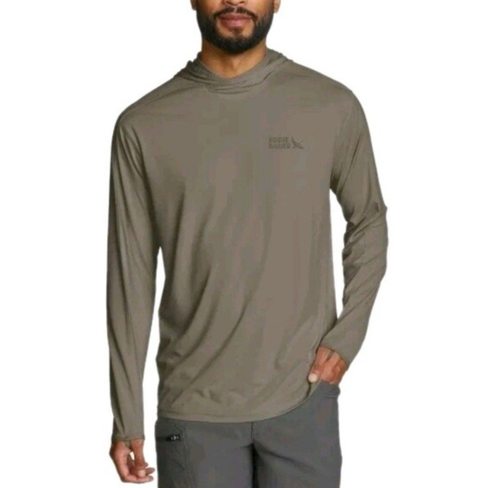 NWT Eddie Bauer Men's Solarfoil  Long Sleeve Hoodie